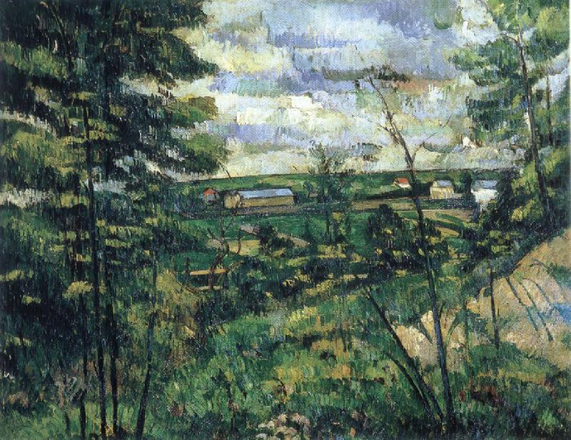 oise valley, Paul Cezanne